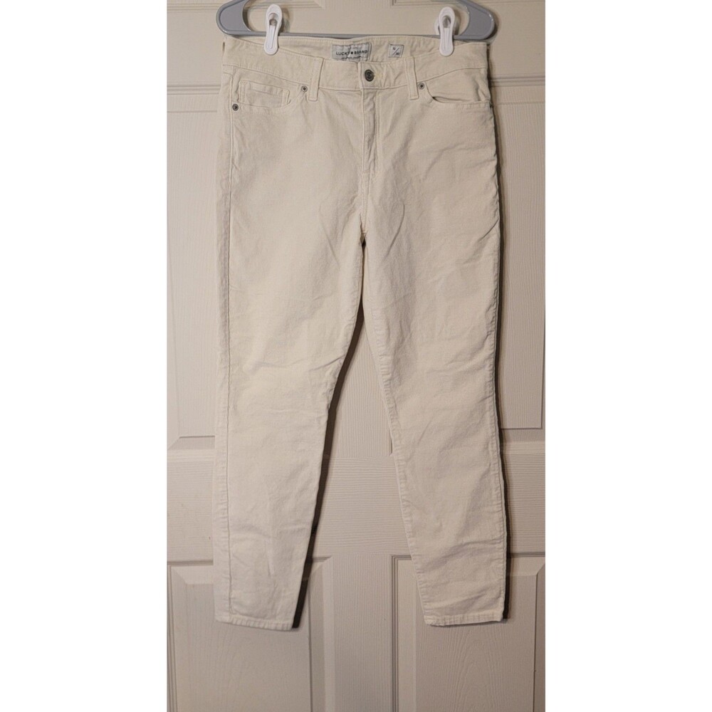 Cream Cordorouy Pants By Lucky Brand Sz 10/30